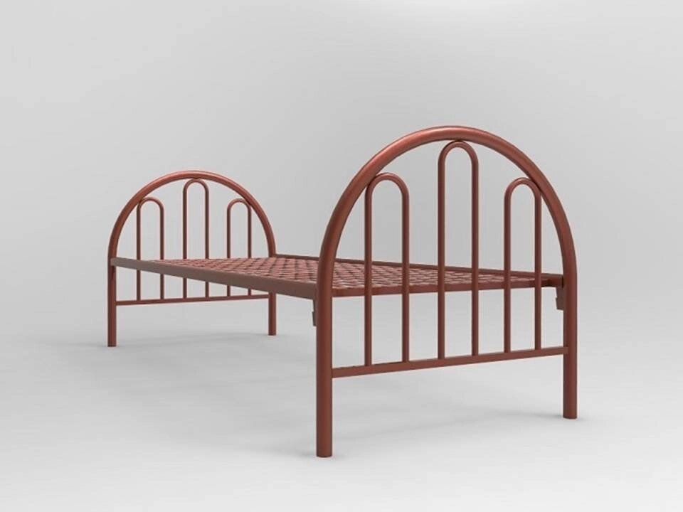 Кровать металлическая одноярусная К.5.2 от компании Ассорти Мебель для ВСЕХ - фото 1