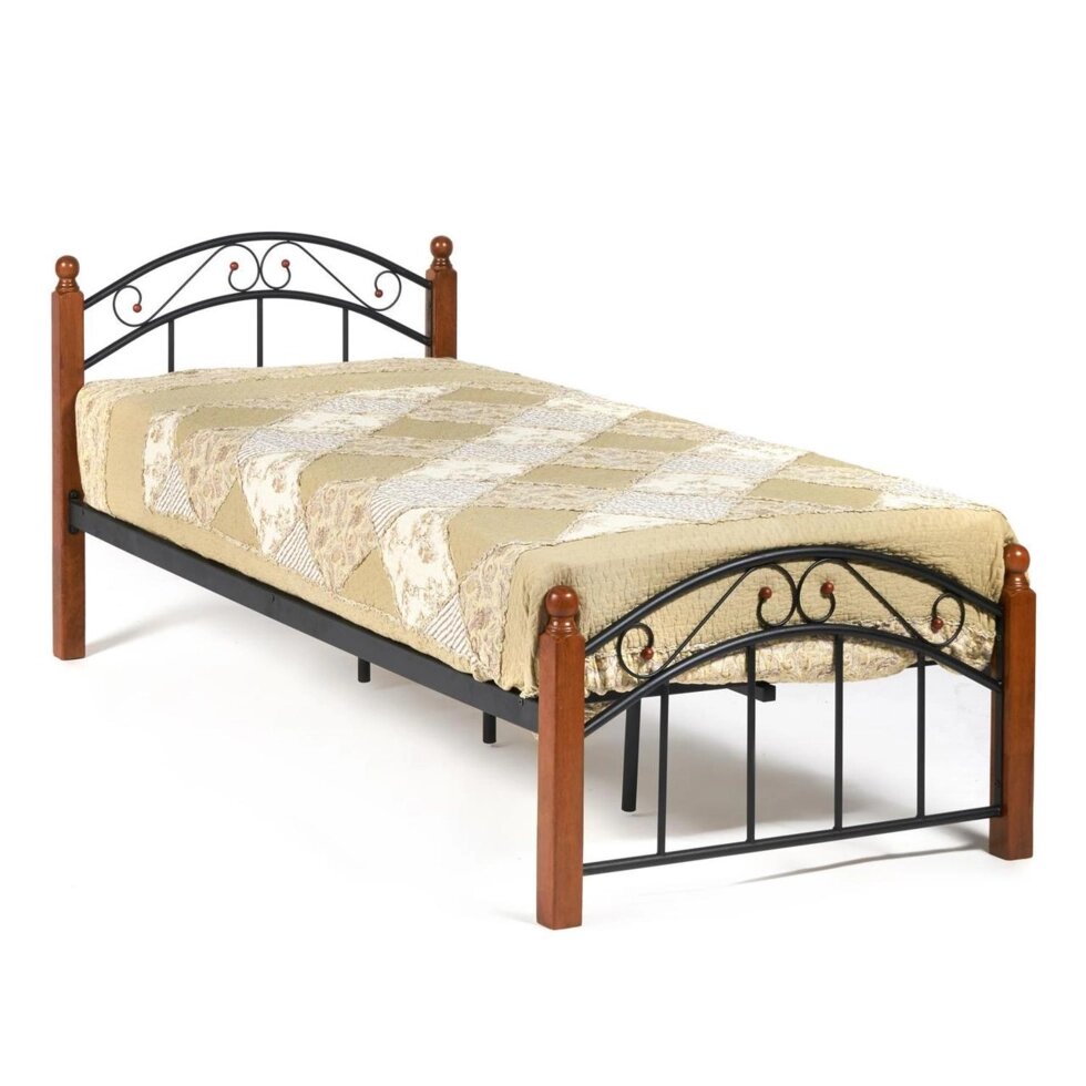 Кровать односпальная АТ-8077-90 Wood slat base от компании Ассорти Мебель для ВСЕХ - фото 1