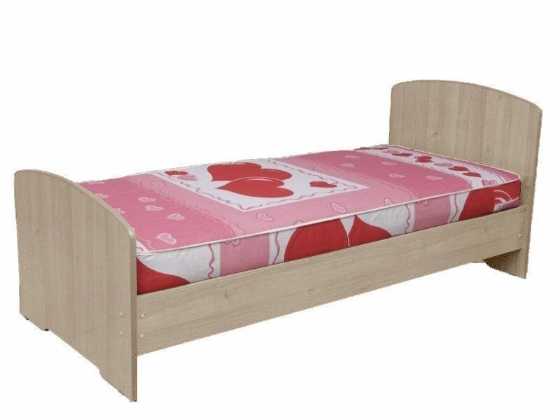 Кровать односпальная Мария ЛДСП 80*190/200 от компании Ассорти Мебель для ВСЕХ - фото 1