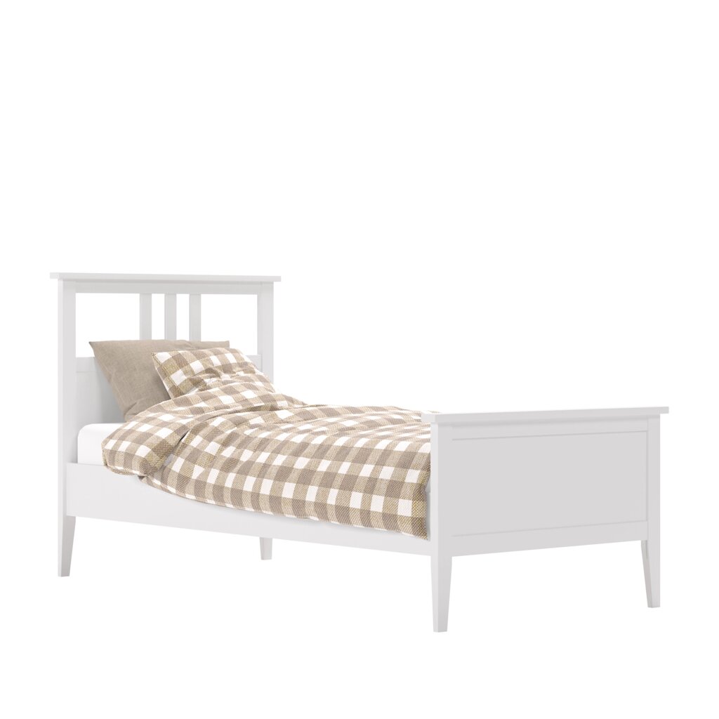Кровать односпальная Мира 900 мм (белый) от компании Ассорти Мебель для ВСЕХ - фото 1