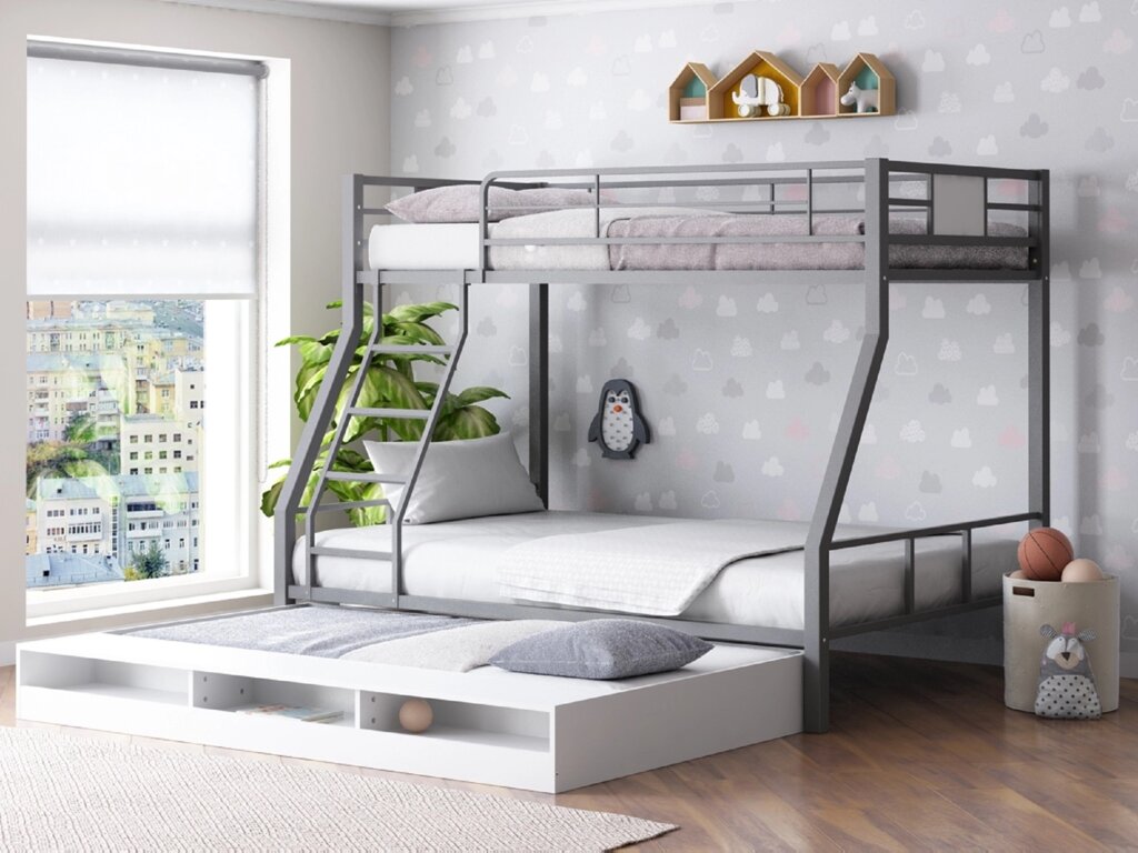 Кровать трехъярусная «Гранада 1КВ» от компании Ассорти Мебель для ВСЕХ - фото 1