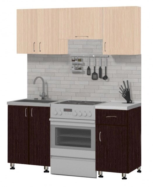 Кухня модульная "Профи 1700"ЛДСП от компании Ассорти Мебель для ВСЕХ - фото 1