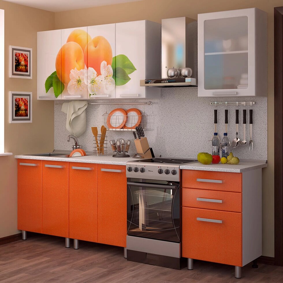 Кухня "Персик" 1.8м (BTS) от компании Ассорти Мебель для ВСЕХ - фото 1