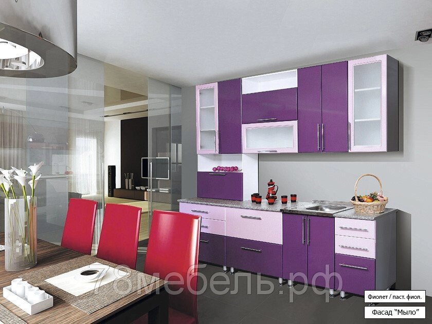 Кухонный гарнитур "Ника 2,6"  от от компании Ассорти Мебель для ВСЕХ - фото 1