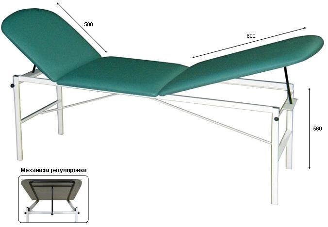 Кушетка медицинская М111-037 от компании Ассорти Мебель для ВСЕХ - фото 1