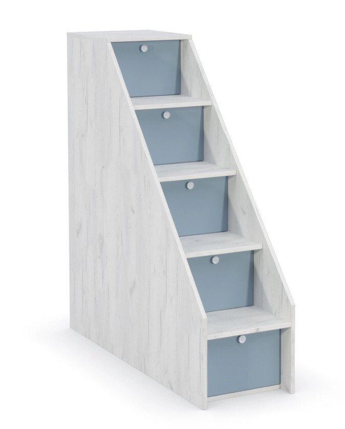 Лестница ступеньками Тетрис Капри синий от компании Ассорти Мебель для ВСЕХ - фото 1
