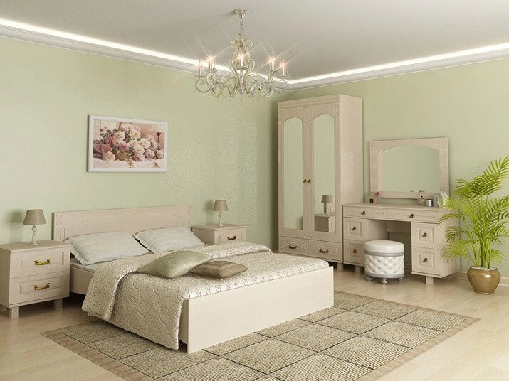 Мебель для спальни "Элизабет" вариант 1 от компании Ассорти Мебель для ВСЕХ - фото 1
