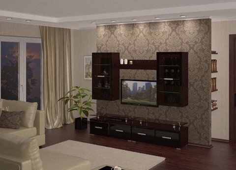 Модульная гостиная "Сенатор" - комплектация 3 (5 модулей) от компании Ассорти Мебель для ВСЕХ - фото 1