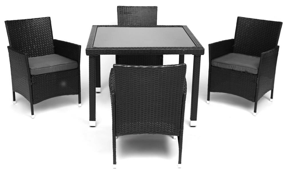 Обеденный сет (стол+4стула) (mod. 210036) от компании Ассорти Мебель для ВСЕХ - фото 1