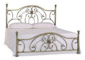 Кровать двуспальная «Элизабет» (Elizabeth) античная медь 1400*2000