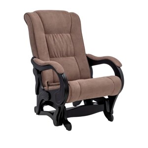 Кресло-качалка глайдер Модель 78 Люкс венге, ткань Verona Brown