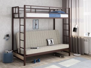 Двухъярусная кровать с диваном Мадлен