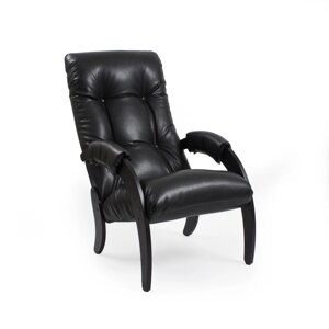 Кресло для отдыха МИ Модель 61, Венге, к/з Vegas Lite Black