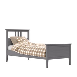 Кровать односпальная Мира 900 мм (серый)