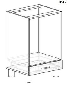 Кухонная тумба под духовой шкаф ТР 4.3
