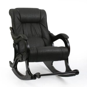 Кресло-качалка МИ Модель 77 венге, Венге, к/з Dundi 108