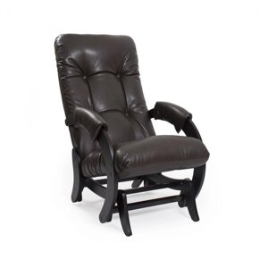 Кресло-качалка глайдер МИ Модель 68, Венге, к/з Vegas Lite Amber