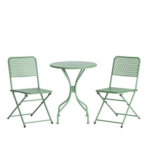 Комплект (стол + 2 стула) Secret de Maison VILLA (зеленый)