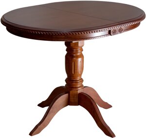 Стол деревянный раскладной Лорель 100 Миланский орех