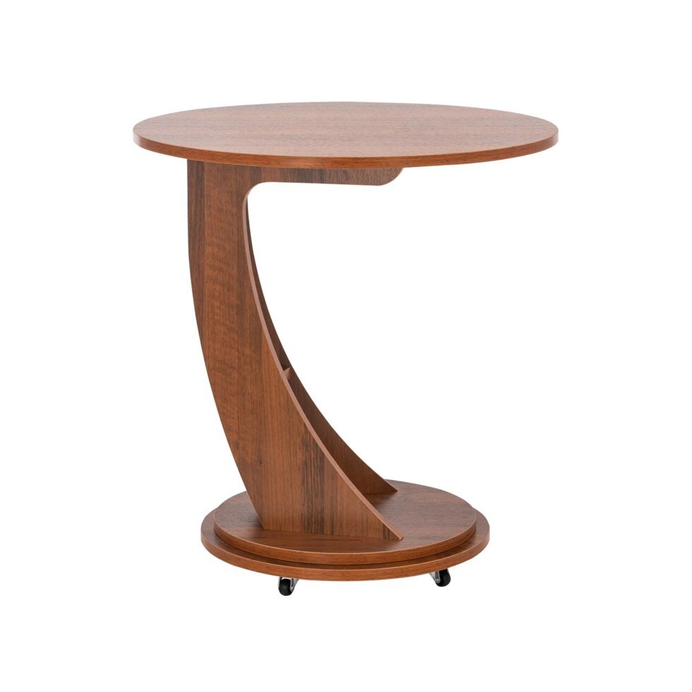 Подкатной столик Акцент 2, орех от компании Ассорти Мебель для ВСЕХ - фото 1
