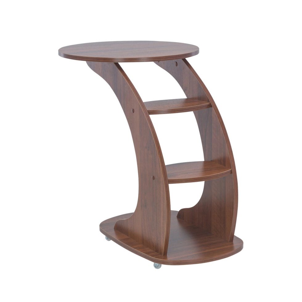 Подкатной столик МИ "Стелс", Орех от компании Ассорти Мебель для ВСЕХ - фото 1