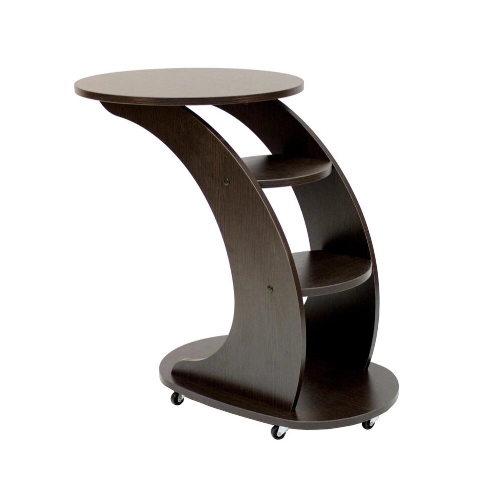 Подкатной столик МИ "Стелс", Венге от компании Ассорти Мебель для ВСЕХ - фото 1