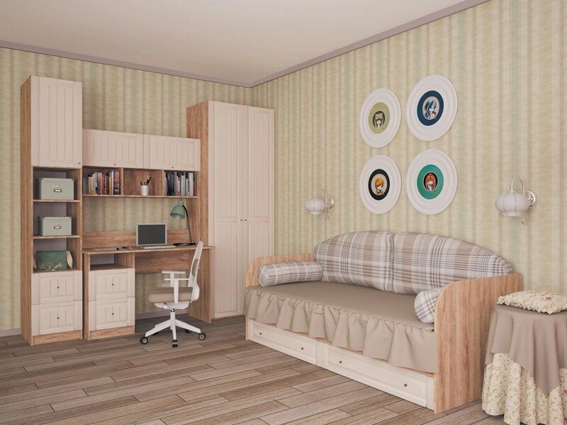 Подростковая комната "Богуслава" (комплектация 2) от компании Ассорти Мебель для ВСЕХ - фото 1