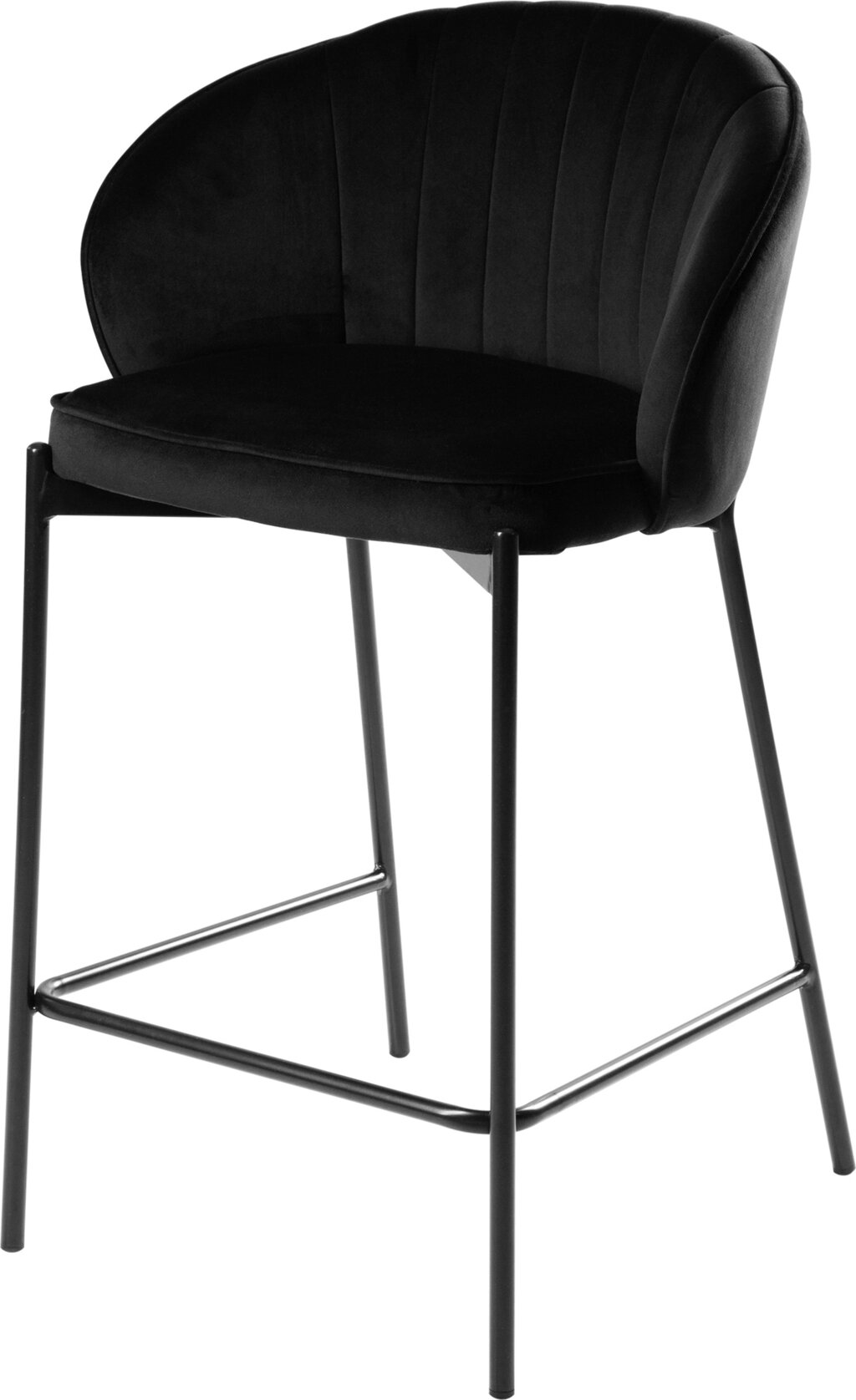 Полубарный стул Миэль черный/черный от компании Ассорти Мебель для ВСЕХ - фото 1
