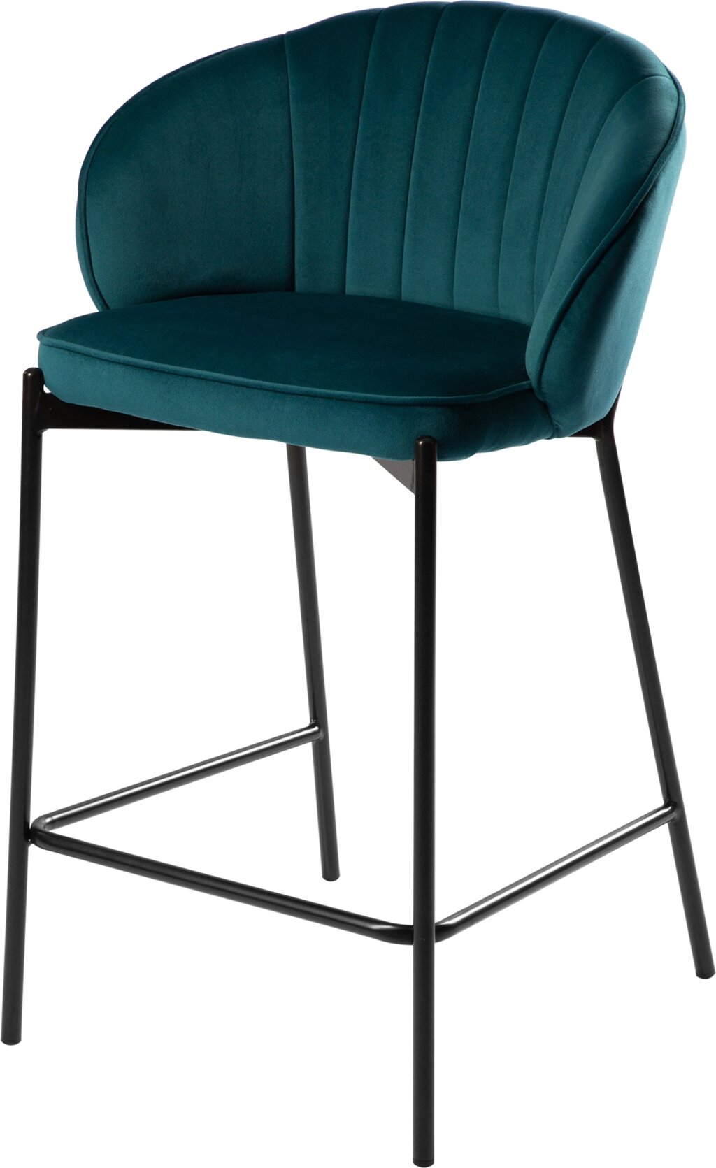 Полубарный стул Миэль изумрудный/черный от компании Ассорти Мебель для ВСЕХ - фото 1