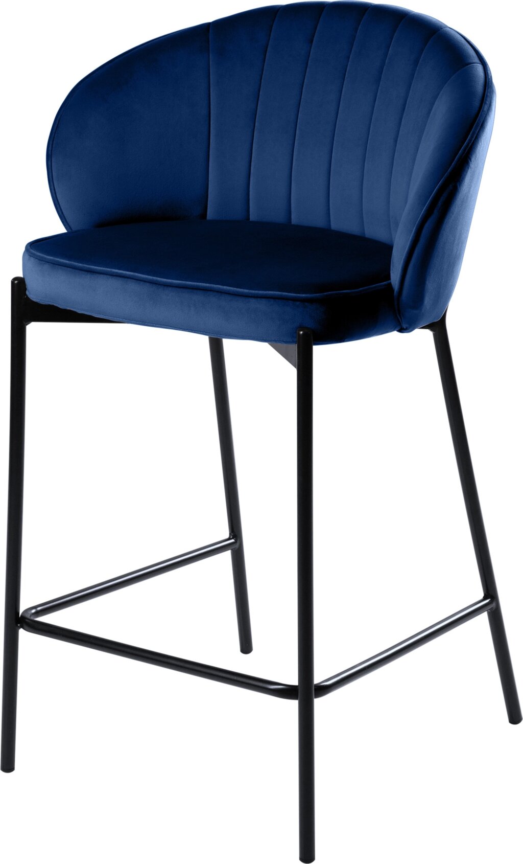 Полубарный стул Миэль синий/черный от компании Ассорти Мебель для ВСЕХ - фото 1
