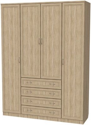 Шкаф для белья со штангой, полками и ящиками А 110 от компании Ассорти Мебель для ВСЕХ - фото 1
