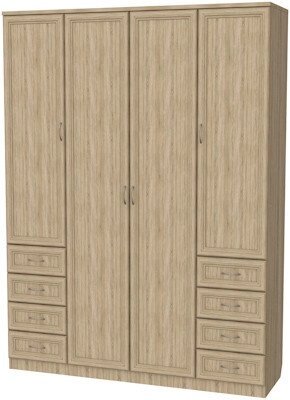 Шкаф для белья со штангой, полками и ящиками А 112 от компании Ассорти Мебель для ВСЕХ - фото 1