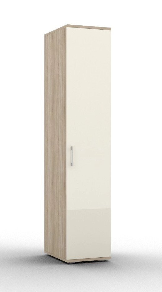 Шкаф для одежды ШО-01  Lucido крем от компании Ассорти Мебель для ВСЕХ - фото 1