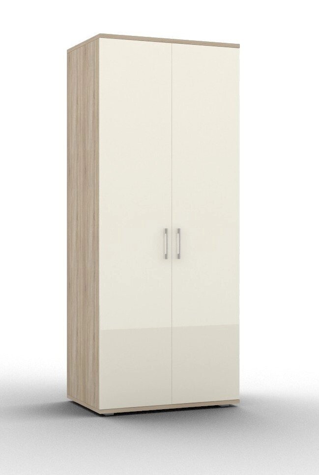 Шкаф для одежды ШО-02  Lucido крем от компании Ассорти Мебель для ВСЕХ - фото 1