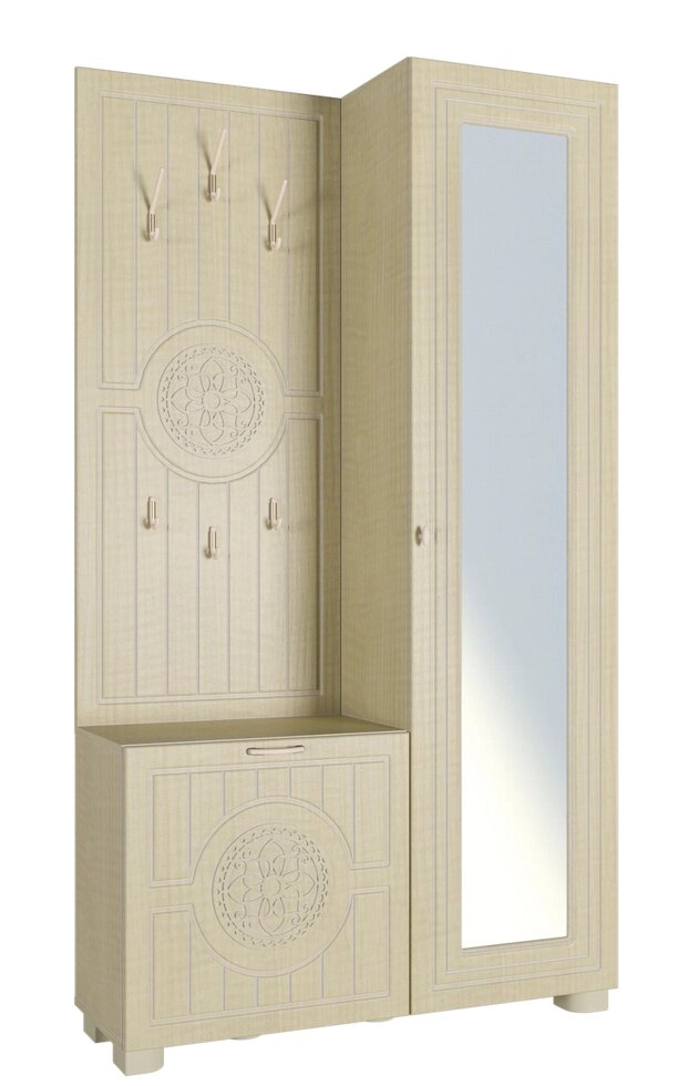 Шкаф комбинированный Монблан МБ-11 от компании Ассорти Мебель для ВСЕХ - фото 1