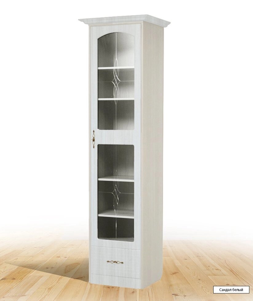 Шкаф МНЦ 1-но дверный "Венеция" модуль В-08 от компании Ассорти Мебель для ВСЕХ - фото 1