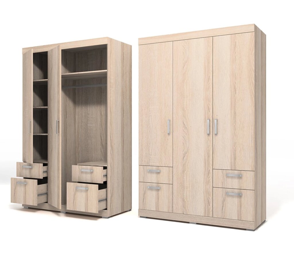 Шкаф "Монако"  3-створчатый М-31 от компании Ассорти Мебель для ВСЕХ - фото 1