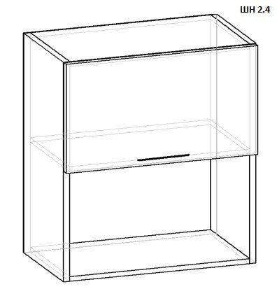 Шкаф навесной ШН 2.4 от компании Ассорти Мебель для ВСЕХ - фото 1