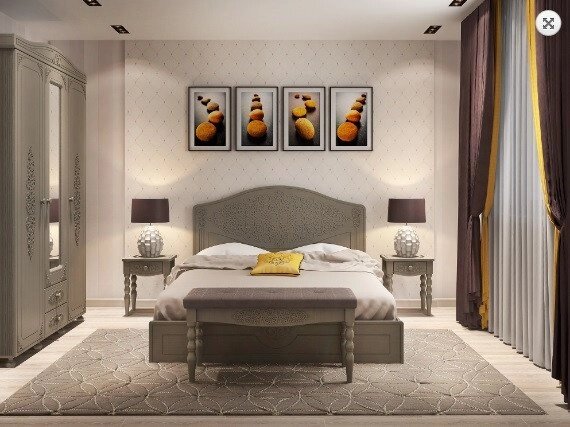 Спальня  Ассоль Плюс (вариант 5) от компании Ассорти Мебель для ВСЕХ - фото 1