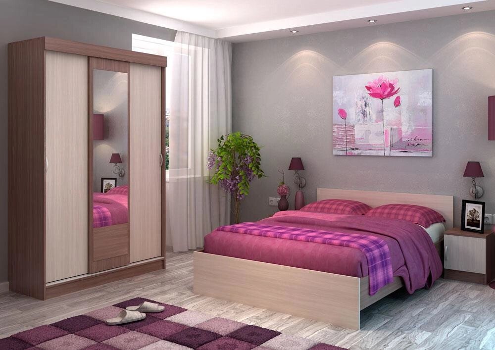 Спальня Бася-1(СМ) от компании Ассорти Мебель для ВСЕХ - фото 1