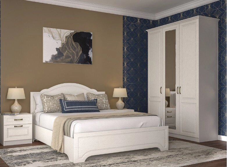 Спальня Ливерпуль (вариант 1) от компании Ассорти Мебель для ВСЕХ - фото 1