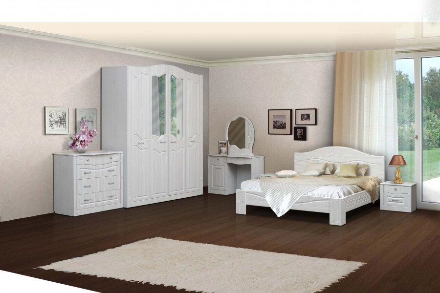 Спальня модульная Ева-10 от компании Ассорти Мебель для ВСЕХ - фото 1