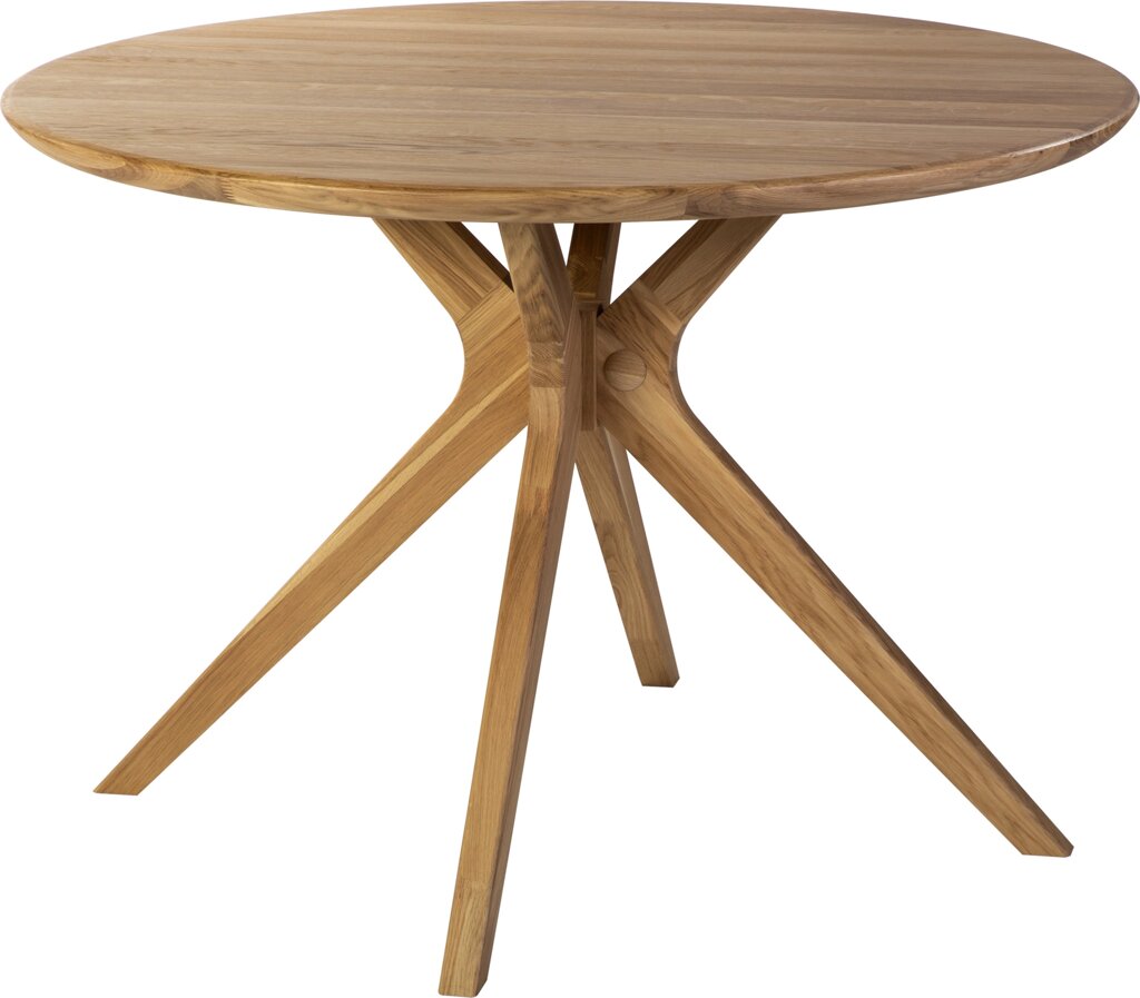 Стол деревянный из массива дуба Эмирель D110 Дуб натуральный от компании Ассорти Мебель для ВСЕХ - фото 1