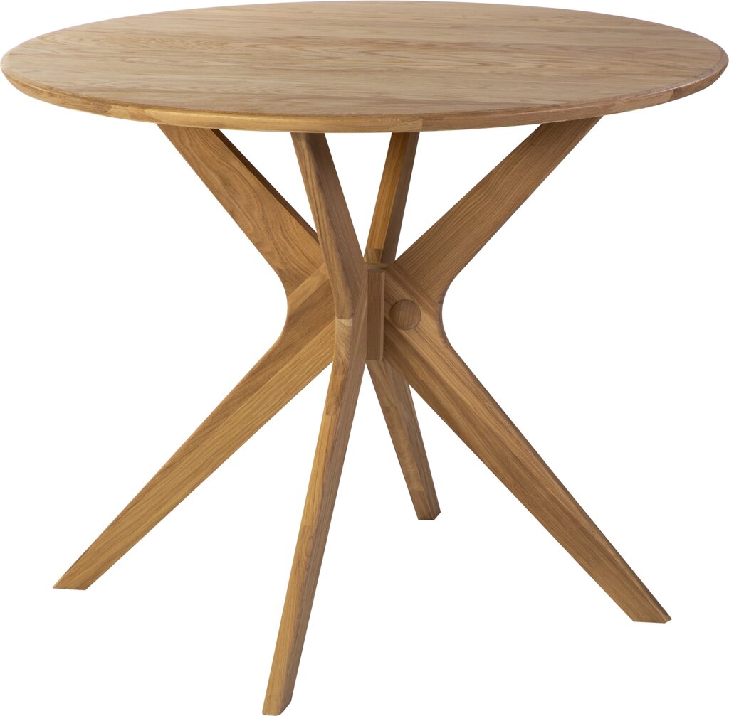Стол деревянный из массива дуба Эмирель D95 Дуб натуральный от компании Ассорти Мебель для ВСЕХ - фото 1