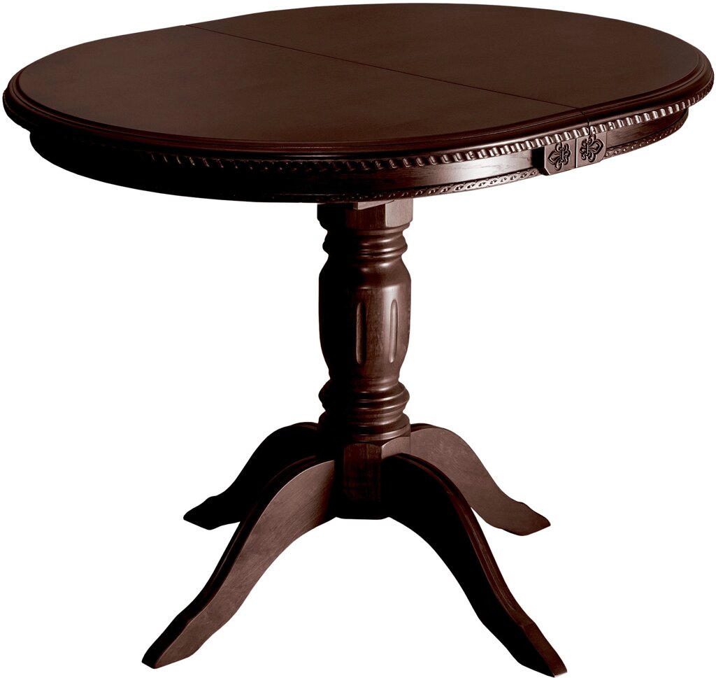 Стол деревянный раскладной Лорель 100 Венге от компании Ассорти Мебель для ВСЕХ - фото 1