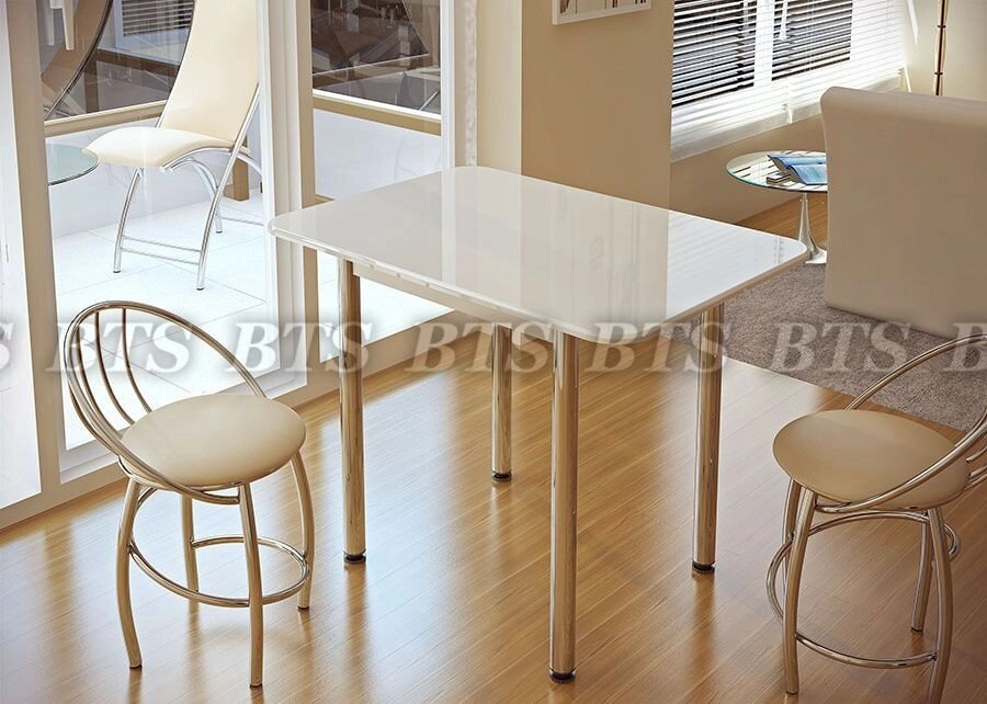 Стол обеденный глянец BTS от компании Ассорти Мебель для ВСЕХ - фото 1