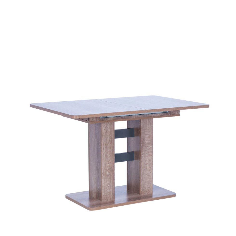 Стол обеденный раздвижной Гранд (Дуб сакраменто/Антрацит) от компании Ассорти Мебель для ВСЕХ - фото 1