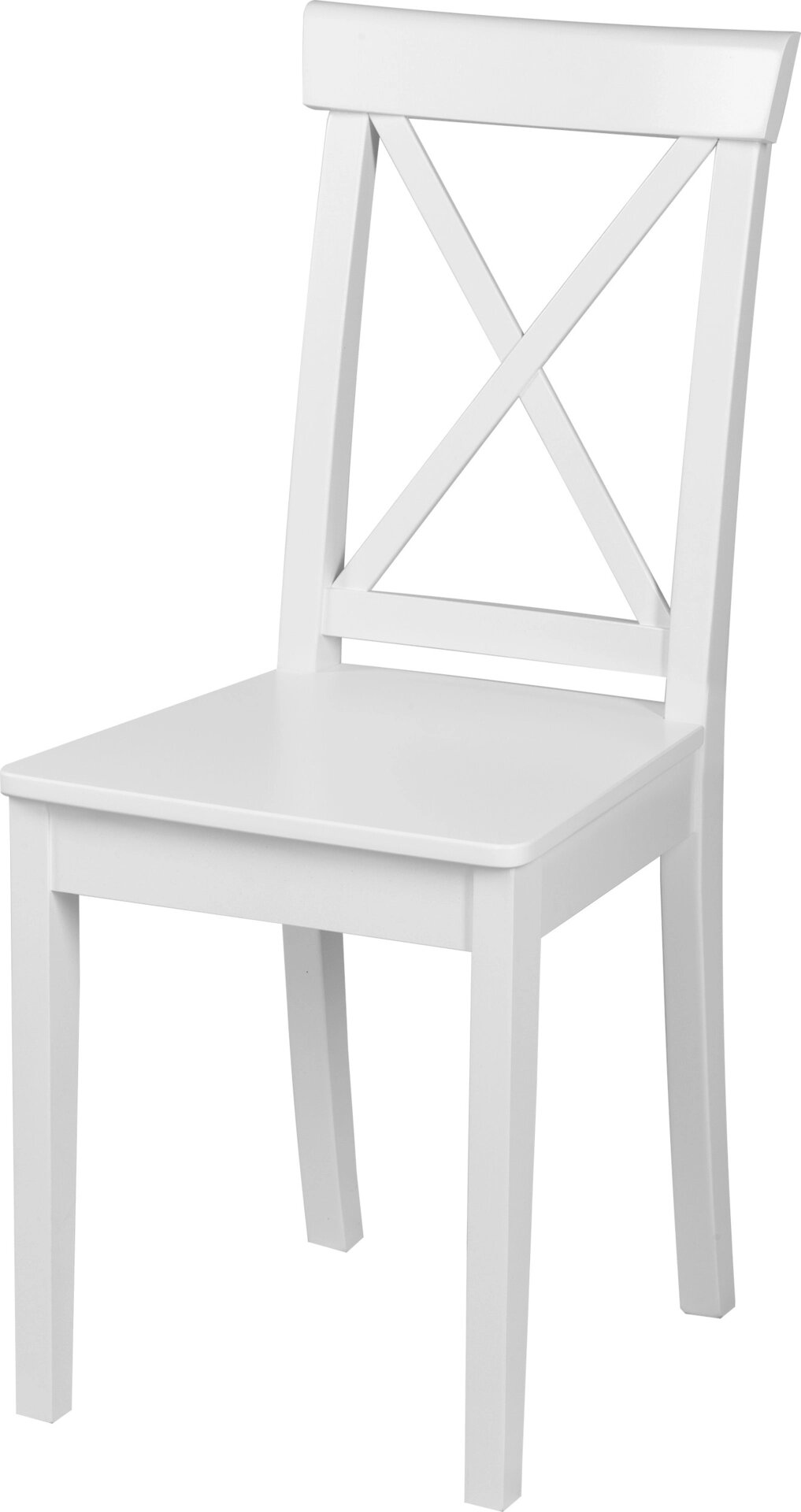 Стул деревянный с жестким сиденьем Бергольф Белый от компании Ассорти Мебель для ВСЕХ - фото 1