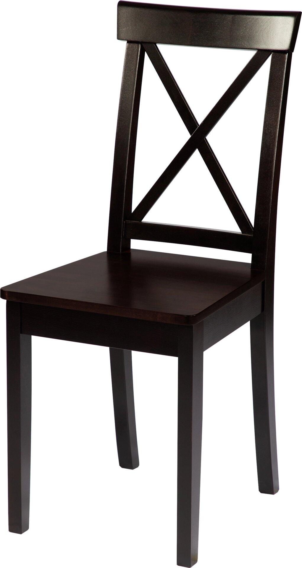 Стул деревянный с жестким сиденьем Бергольф Венге от компании Ассорти Мебель для ВСЕХ - фото 1