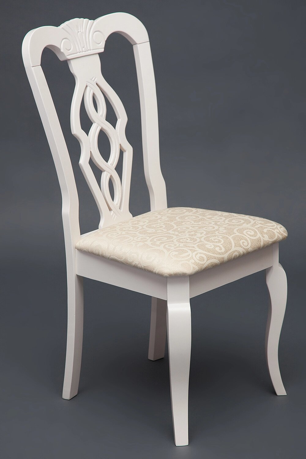 Стул с мягким сиденьем Афродита ( Aphrodite)(Ivory white (слоновая кость)) от компании Ассорти Мебель для ВСЕХ - фото 1